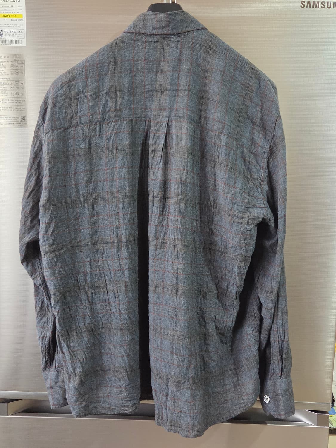 아워레가시 어보브 셔츠 바자 체크 사이즈52 상품이미지3