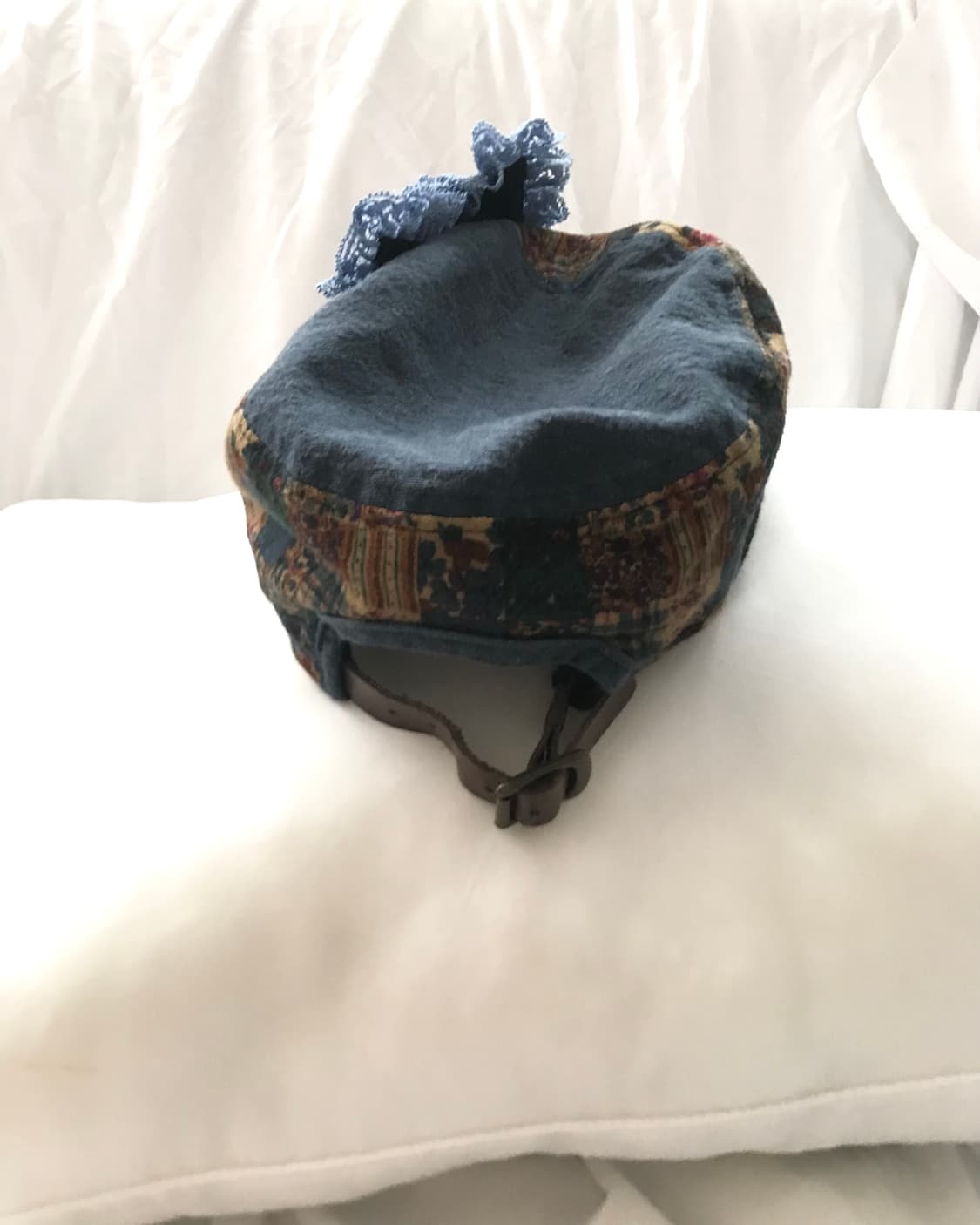 Custom🐾)Kitsch panda xX patchwork cap 상품이미지4