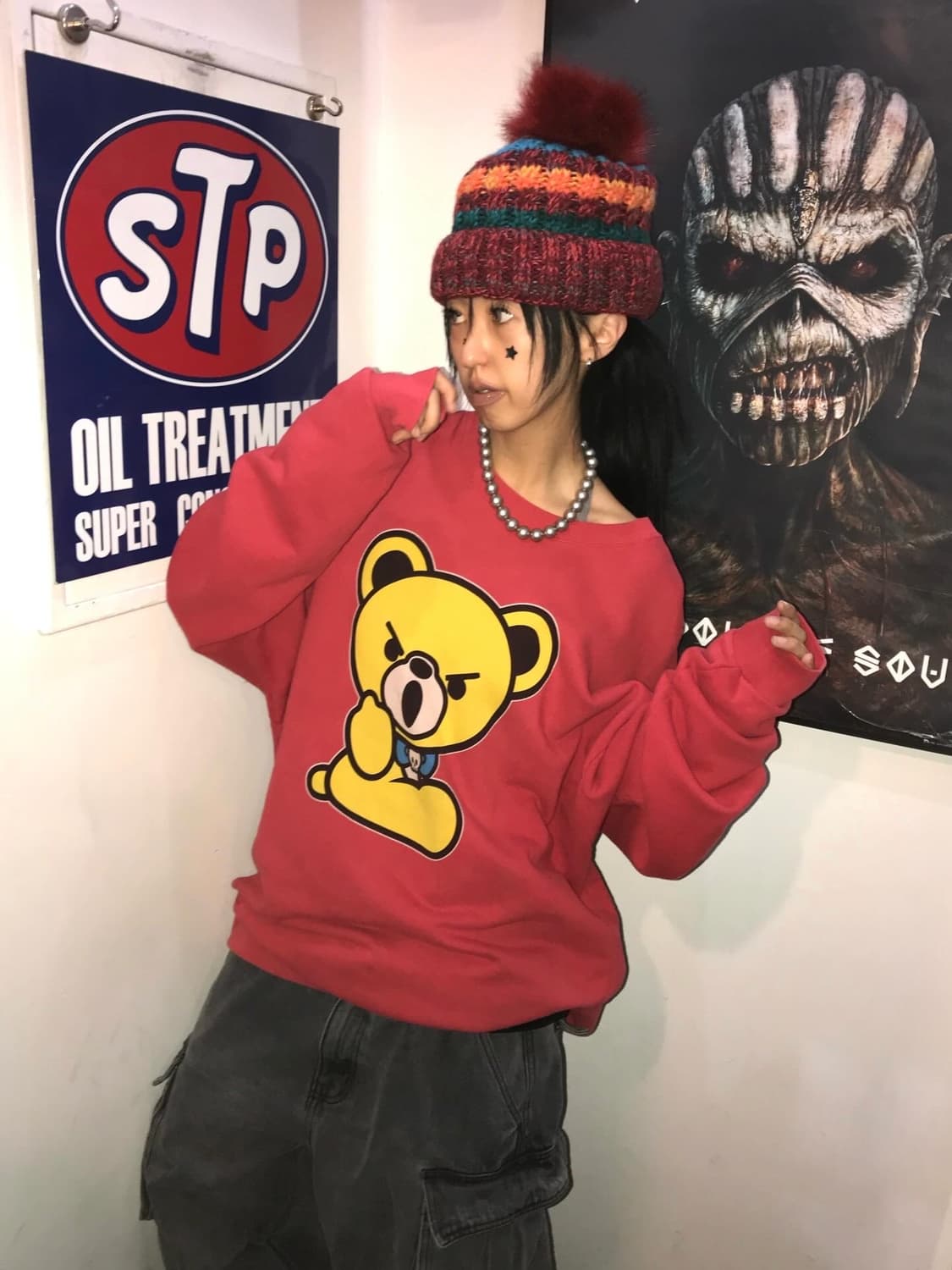 Hysteric Glamour Fxxk Bear Sweatshirts 상품이미지1