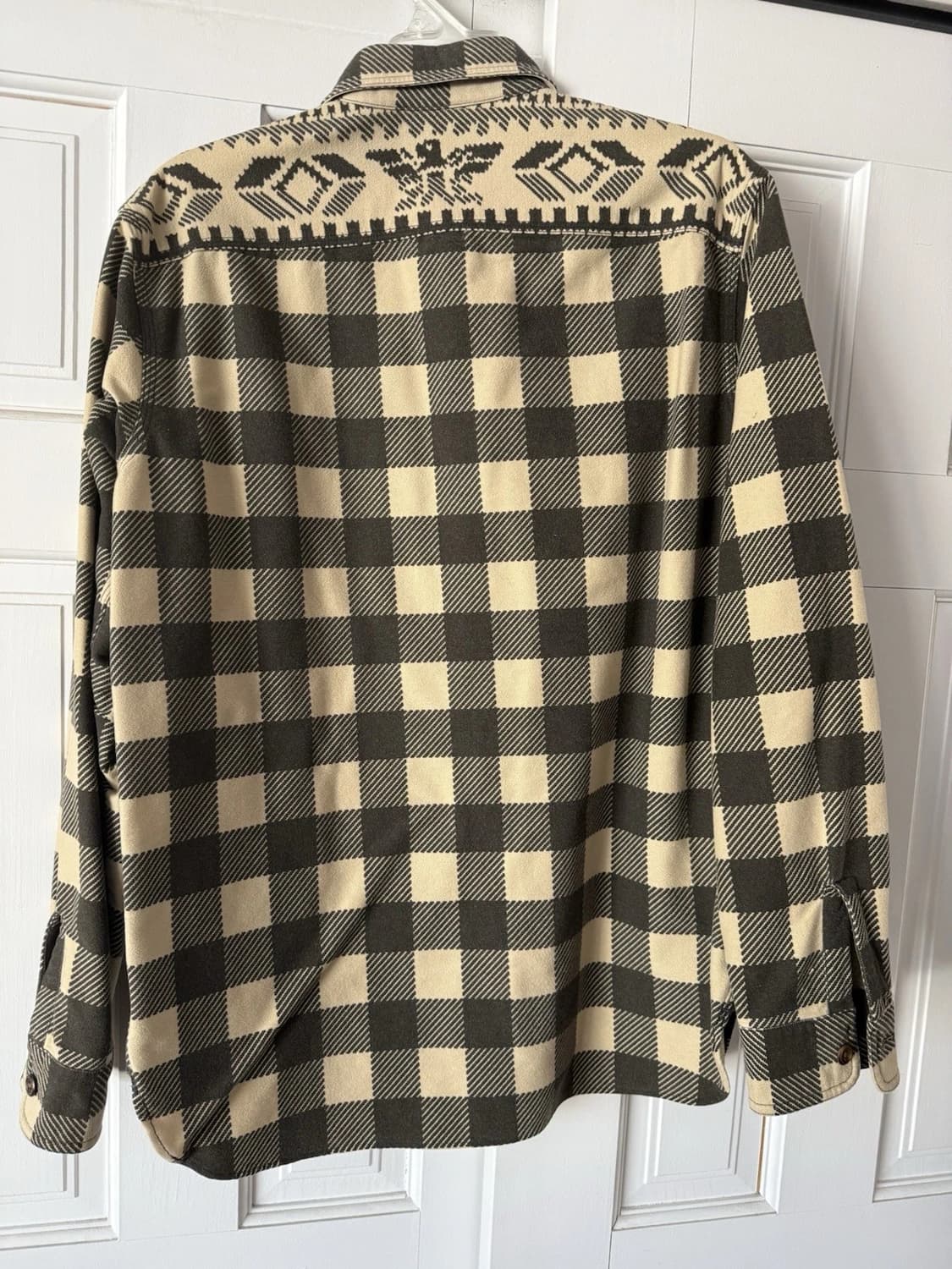 RRL 더블알엘 나바호 자수 버팔로 체크 셔츠 상품이미지3