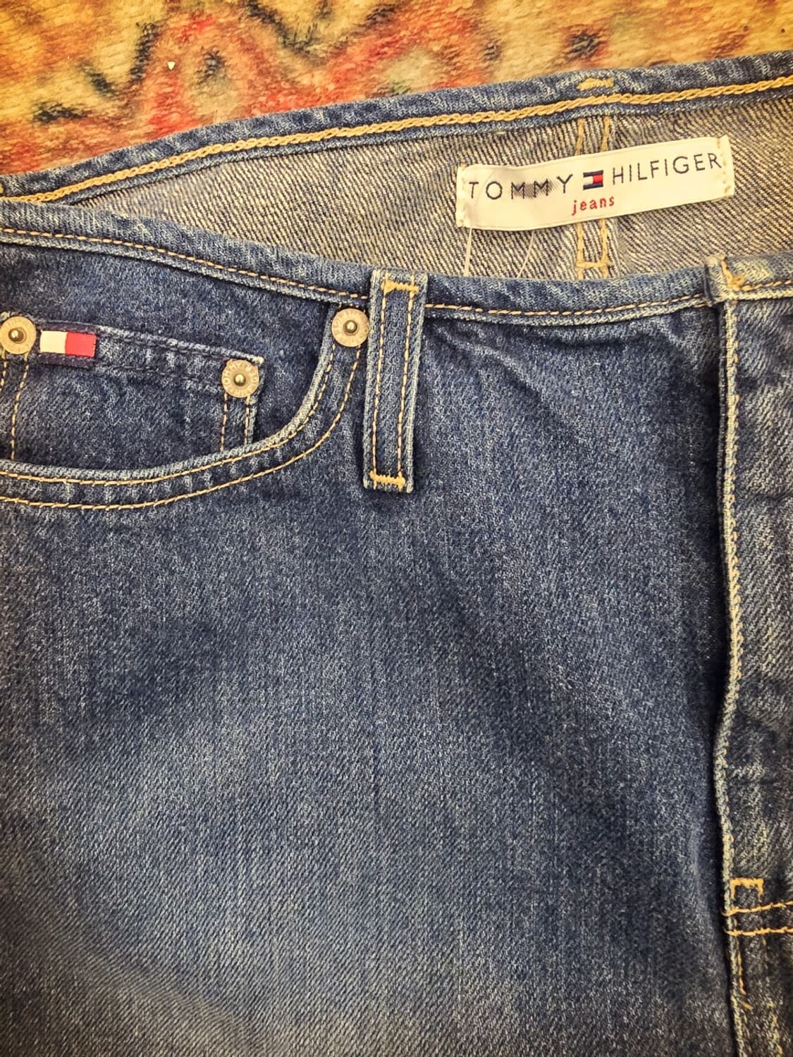 타미 힐피거(Tommy Hilfiger)90s빈티지 데님 스커트 상품이미지1