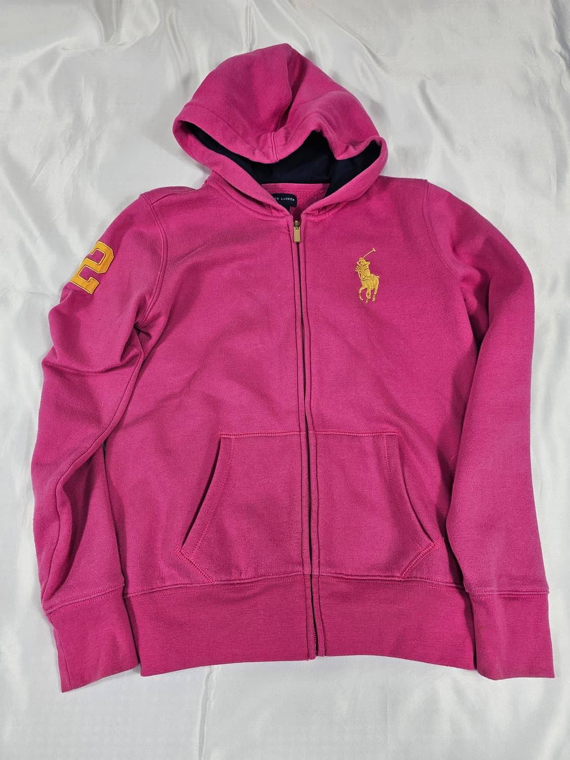 폴로빅포니후드집업핑크 상품이미지1