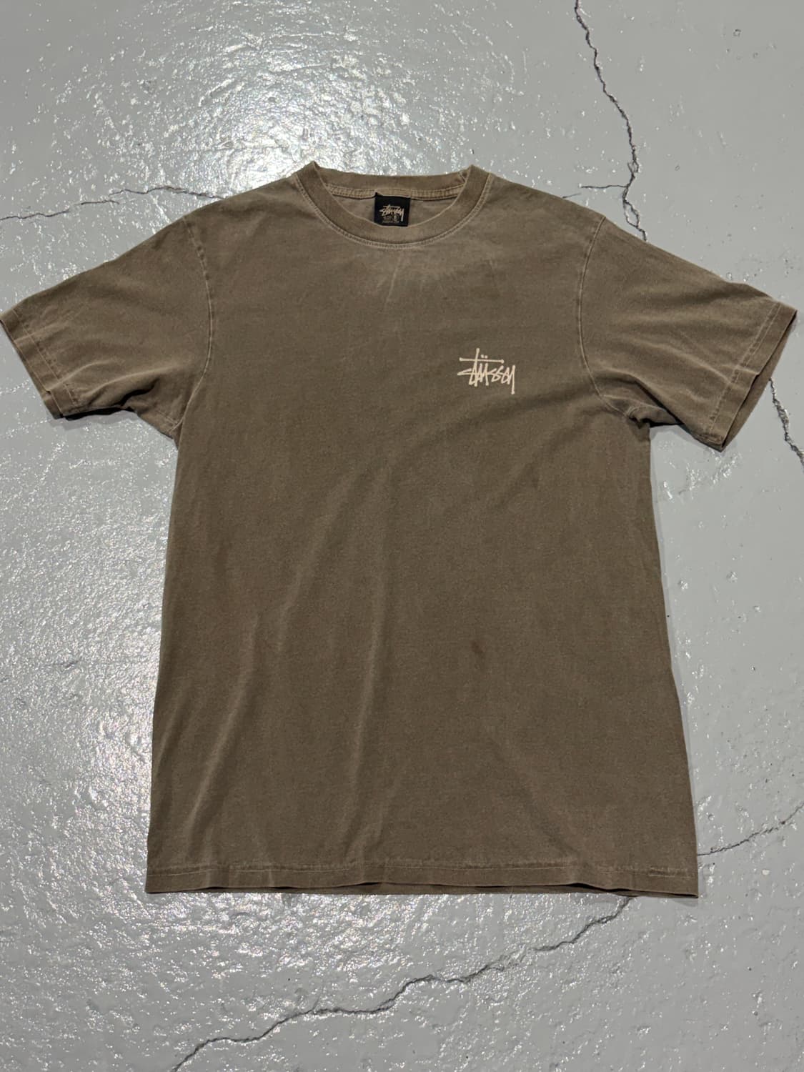 스투시(Stussy) USA 피그먼트 다이드 반팔 티셔츠 상품이미지1