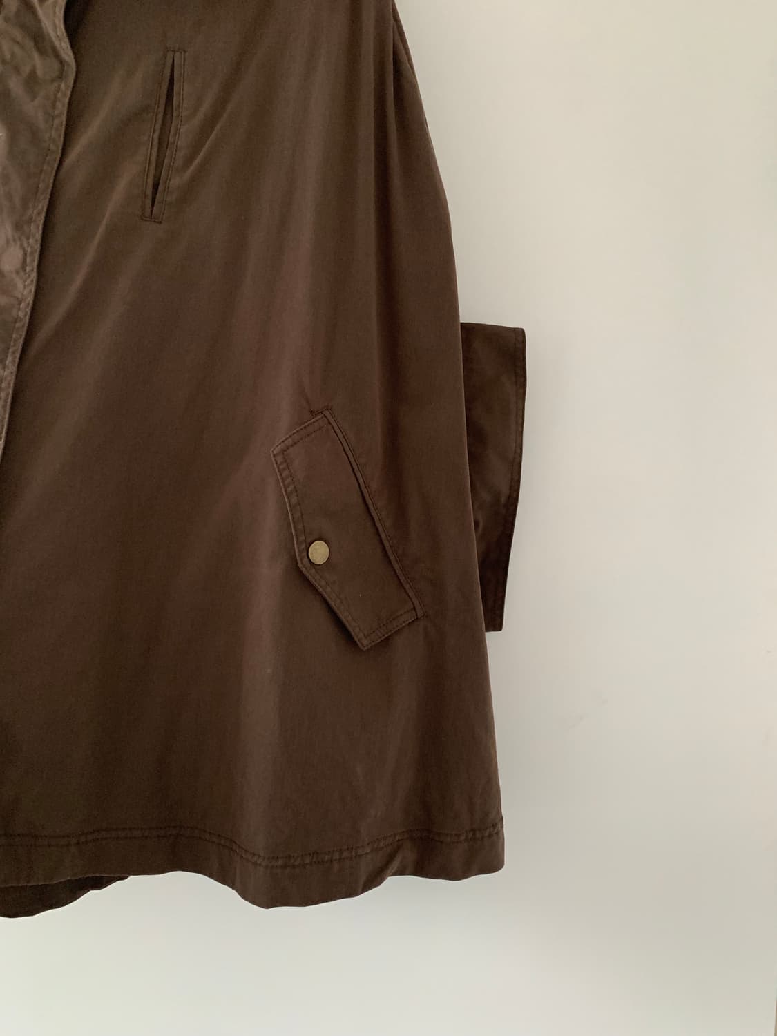 브라운 후디 케이프 상품이미지3