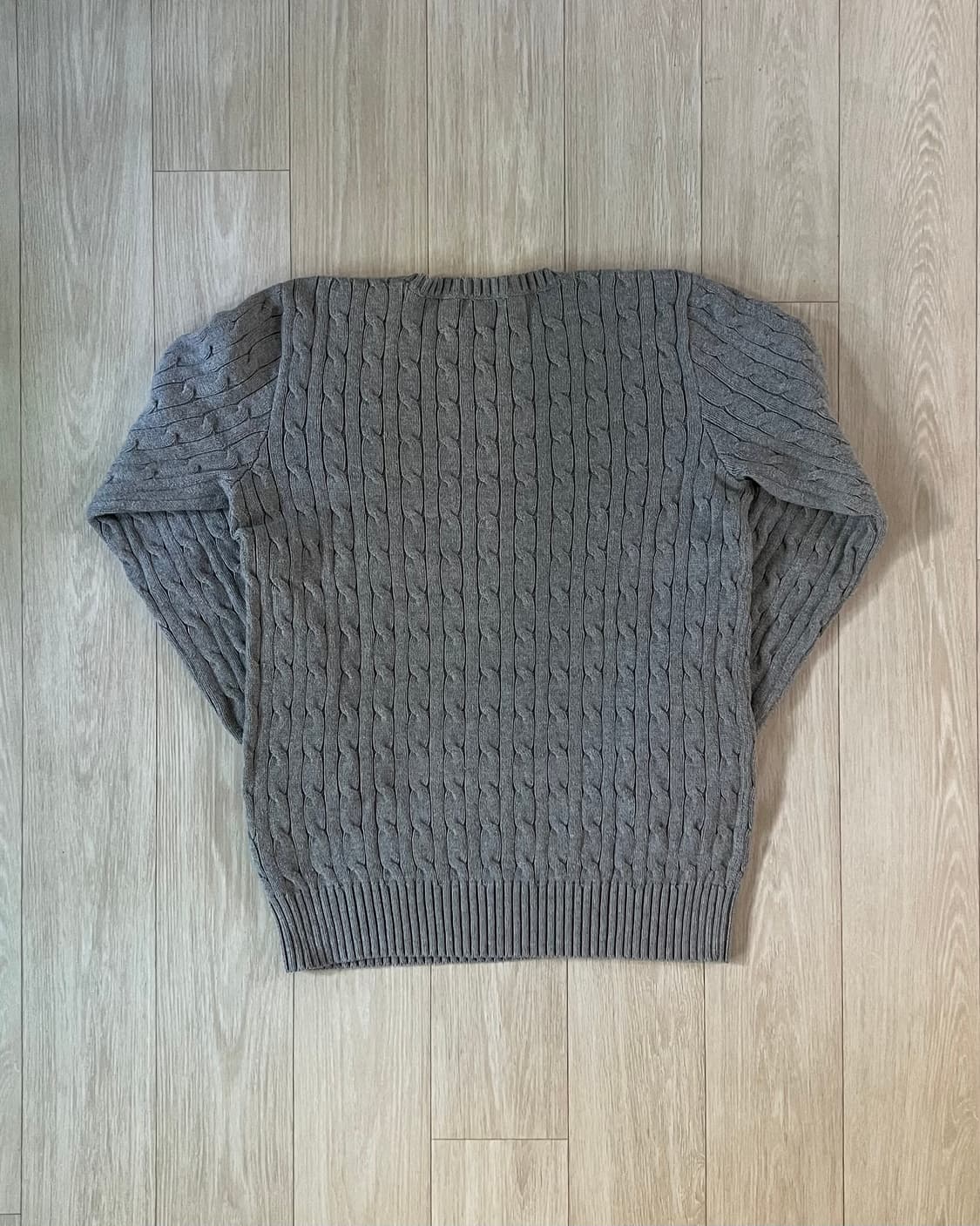 폴로 랄프로렌 그레이 코튼 니트 상품이미지2