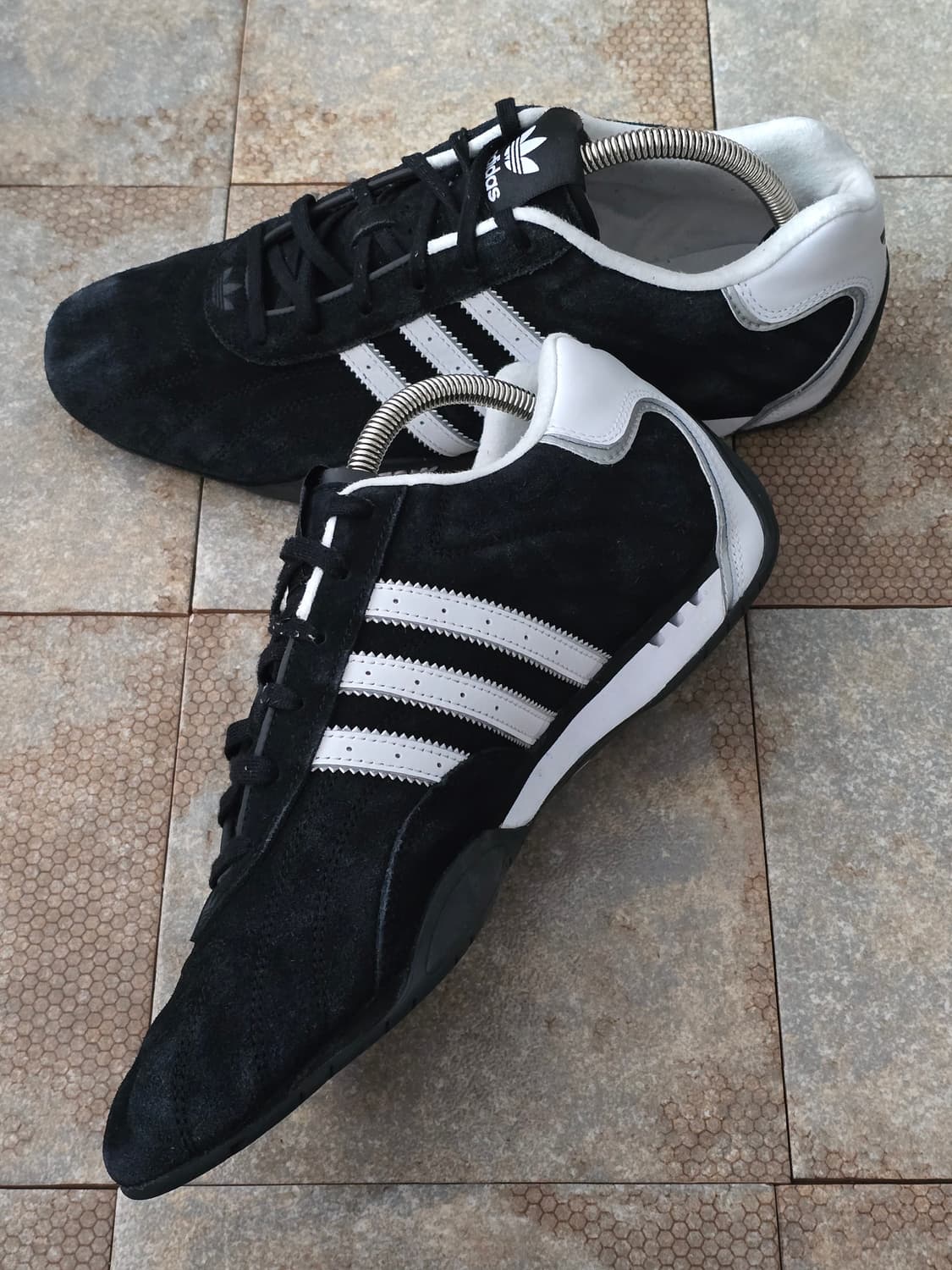 (285)아디다스 아디레이서 로우 검흰 상품이미지5