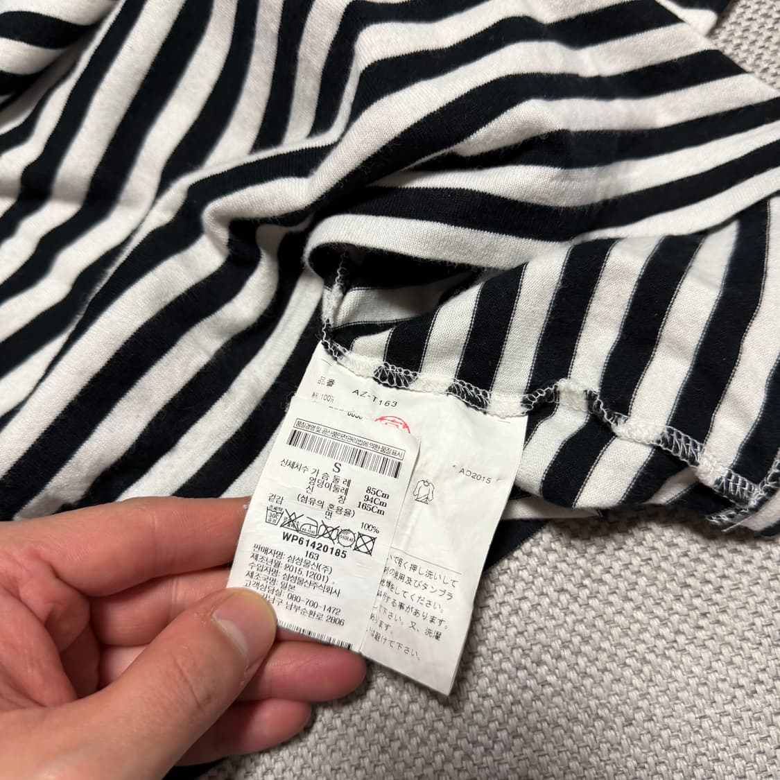 꼼데가르송 스트라이프 레드와펜 롱 슬리브 (우먼스) 상품이미지3