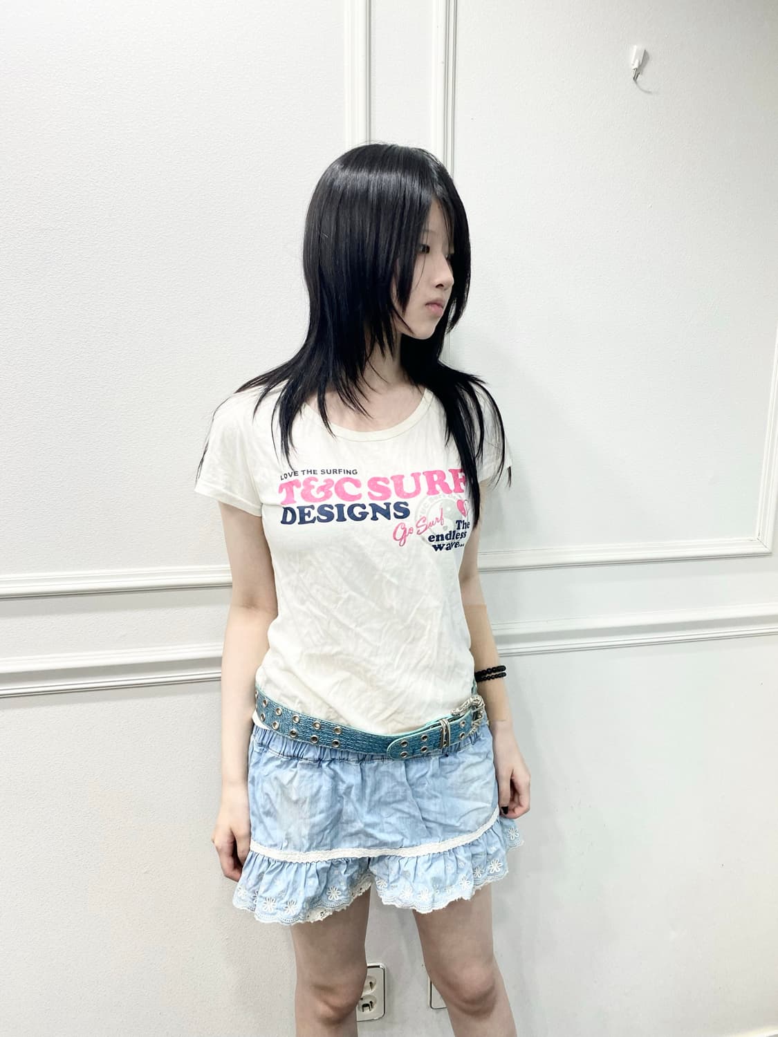 [TC SURF] Y2K Lettering Tee 상품이미지1