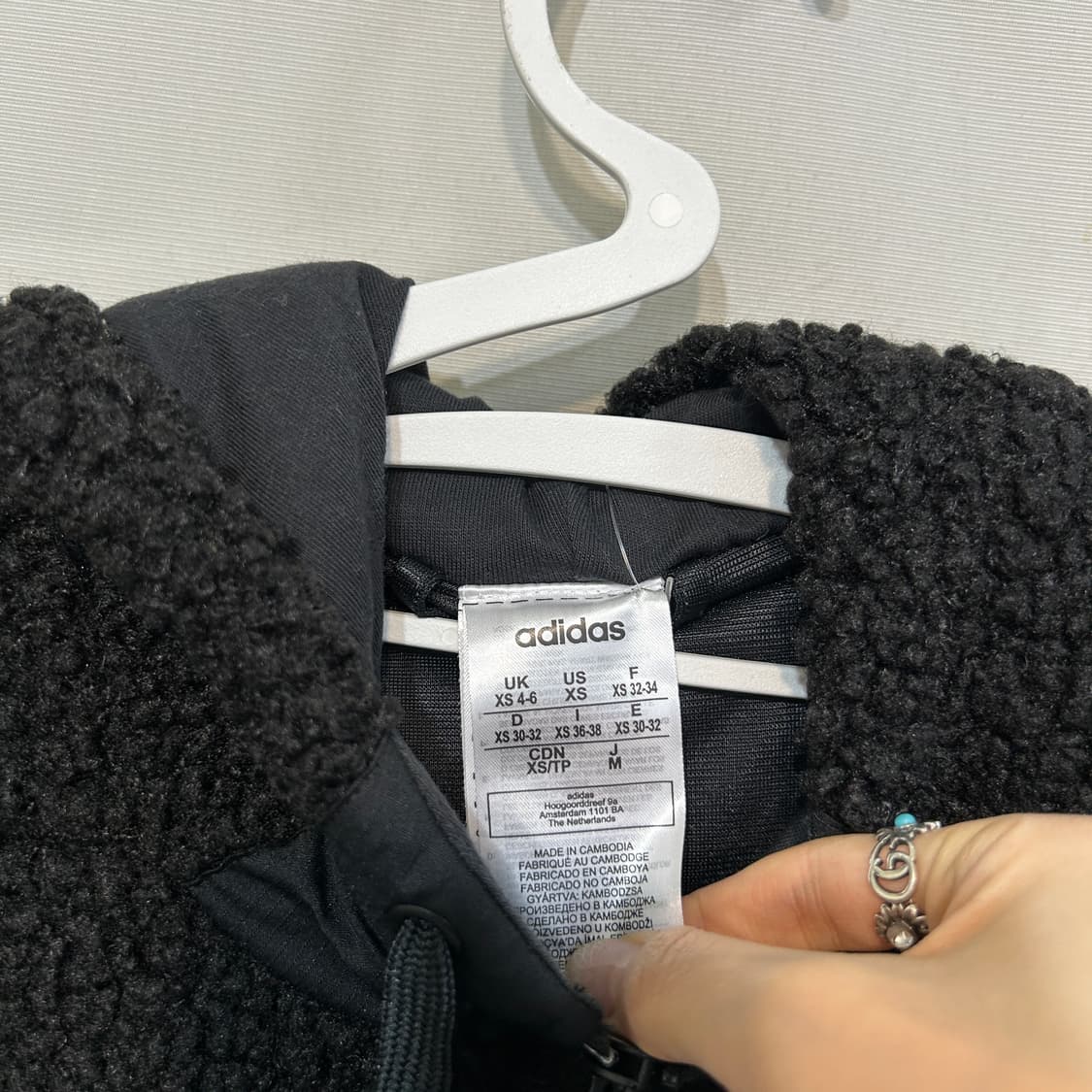 아디다스 여성 후리스 자켓 M 새상품급 상품이미지2