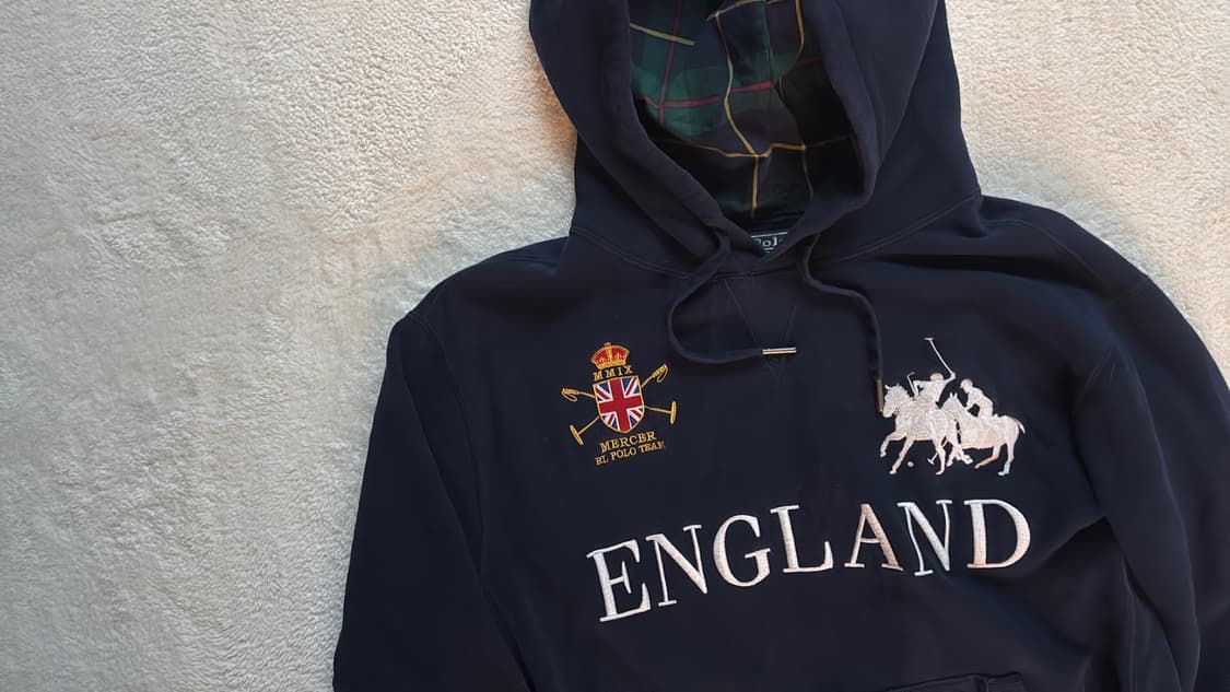 폴로 잉글랜드 후드티 상품이미지2