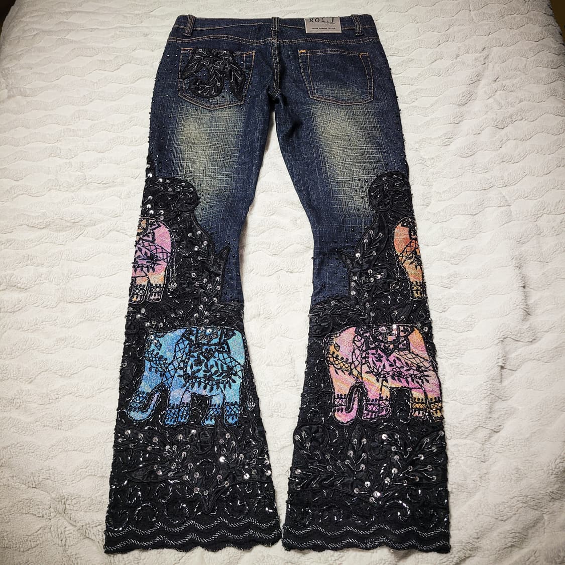 '00s SOL.J Elephant Flare Pants 상품이미지4