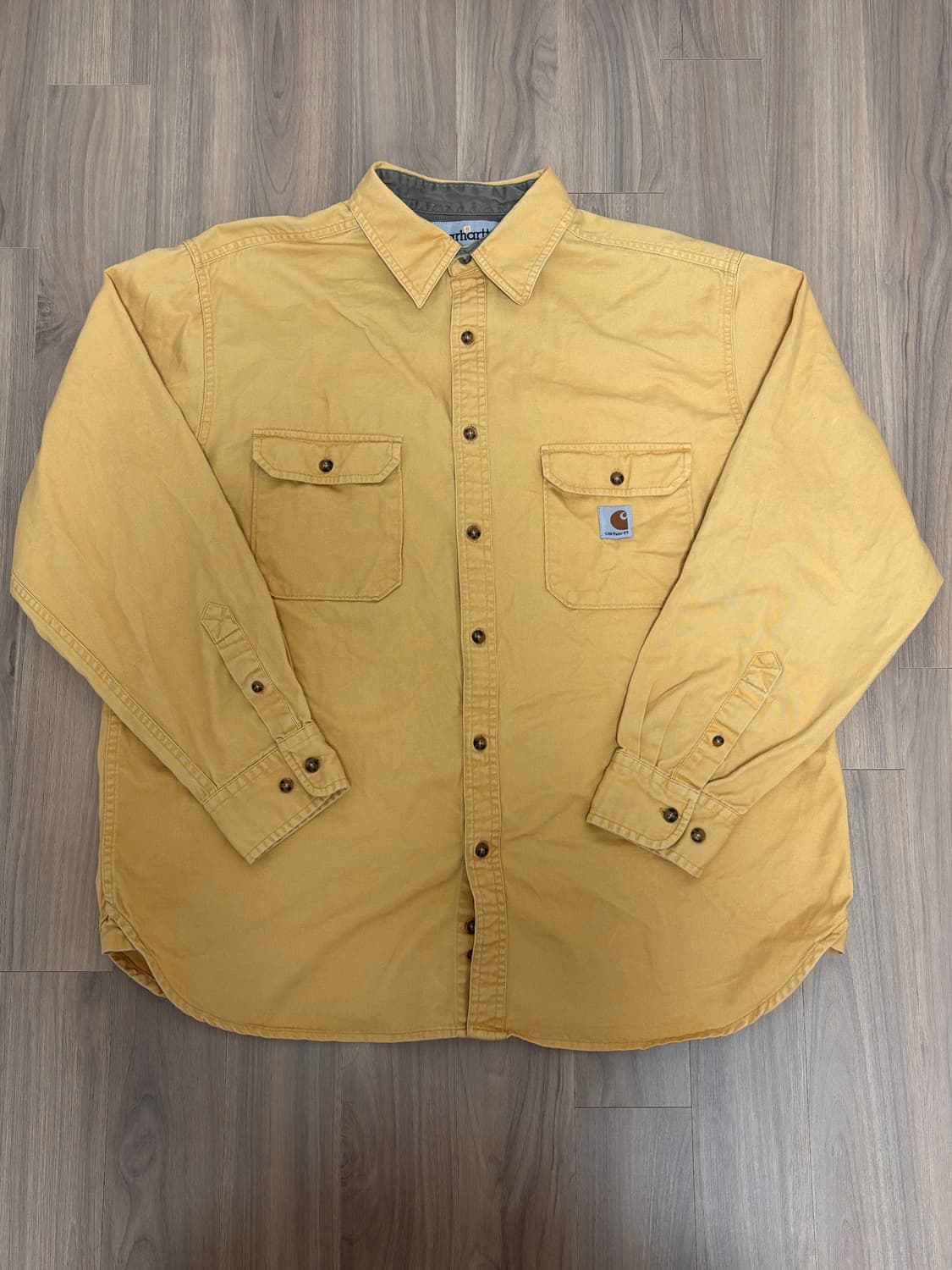 칼하트 셔츠 L 옐로우 상품이미지1