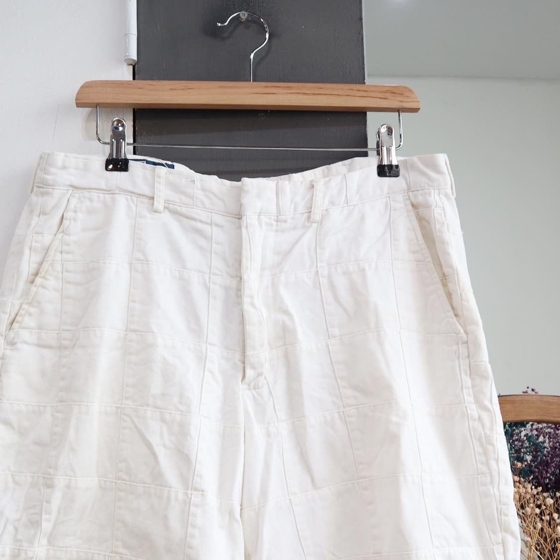 폴로 화이트 하프팬츠 상품이미지2