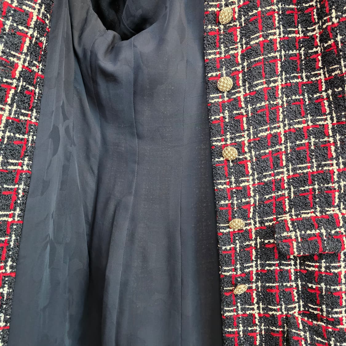 [정품] 샤넬 20P 제니/코마츠나나 착용 트위드 원피스 (36) 상품이미지5