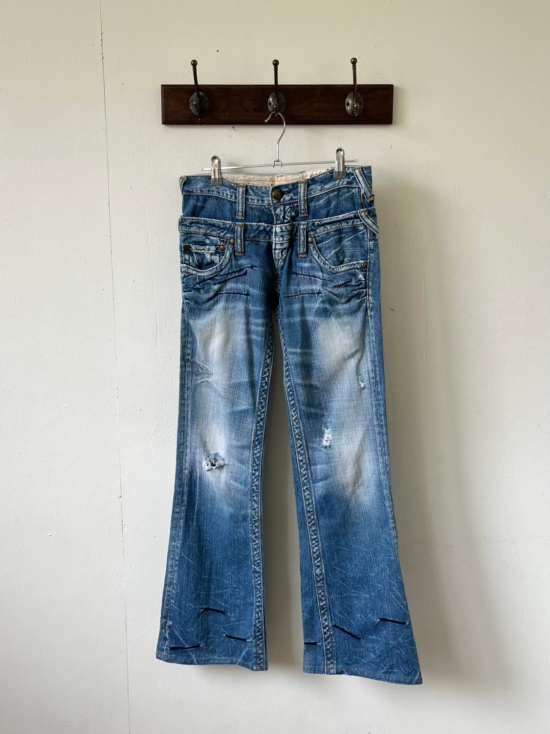 ANTGAUGE 패치 스티치 데님 팬츠 상품이미지1