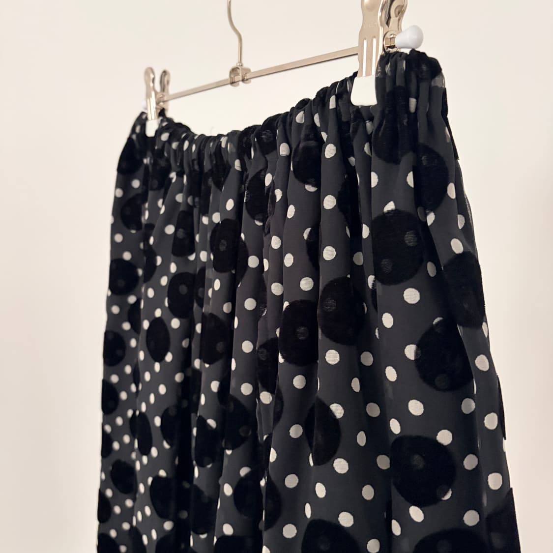 Mixed Dot Shirring Skirt 상품이미지7