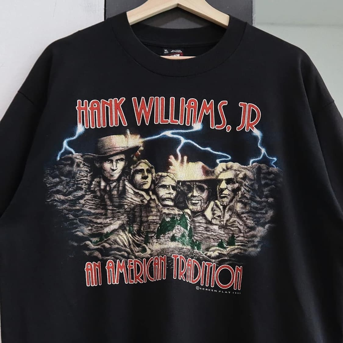 행크 윌리엄스 93s tour concert 티셔츠 상품이미지2