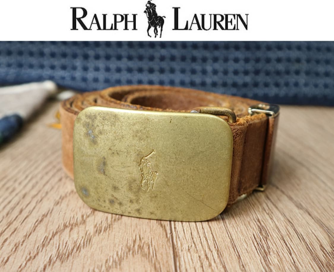 polo ralph lauren 폴로 랄프로렌 빈티지 가죽 벨트  

 상품이미지1