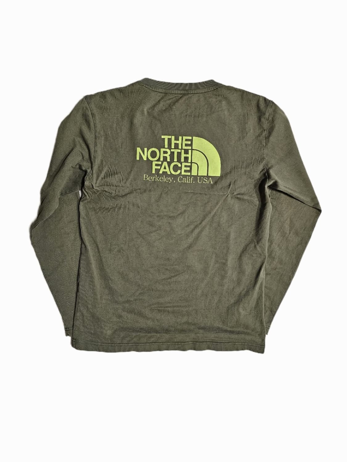 노스페이스 긴팔 티셔츠 XL 카키 상품이미지2