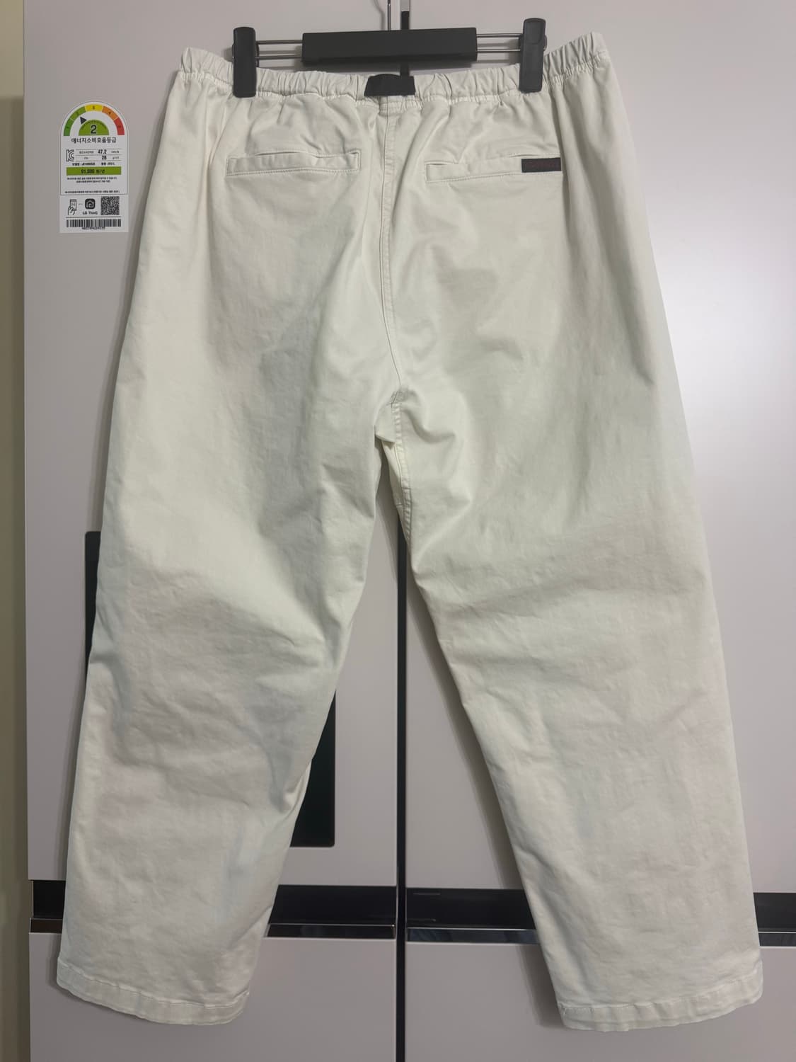 그라미치 루즈테이퍼드 팬츠 화이트(아이보리) 아시아 L 상품이미지2