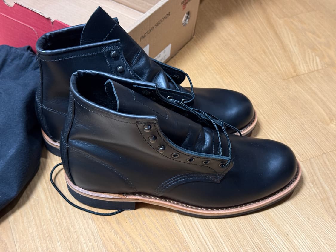 레드윙 벡맨 블랙 8.5d 풀박 새제품 상품이미지2