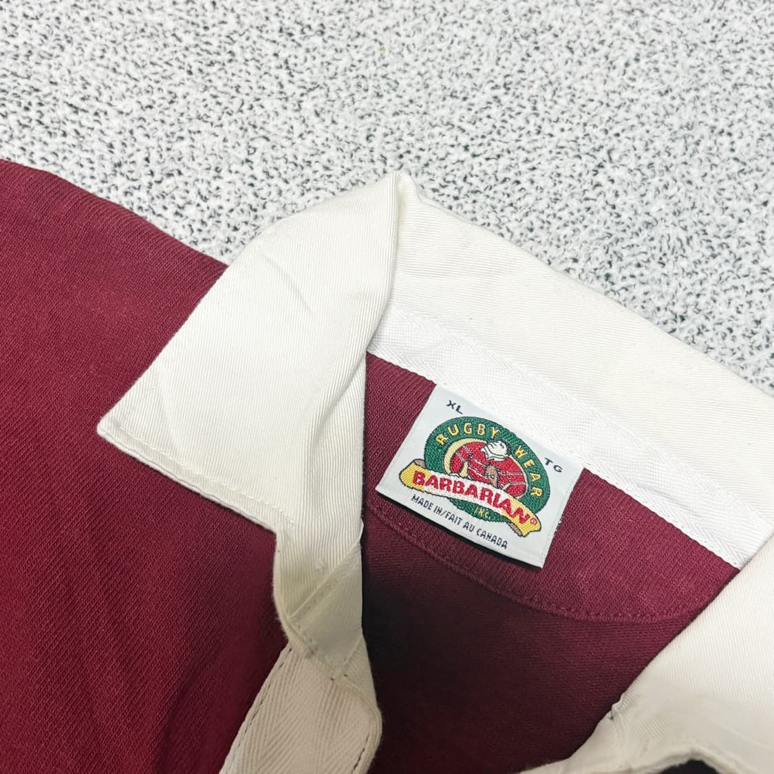 빈티지 바바리안 스포츠웨어 럭비 티셔츠 'IONA PREP ROWING' 상품이미지2