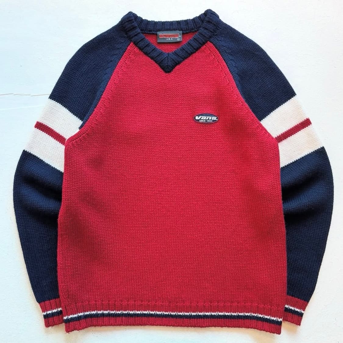 90‘s U.S.A 반스 스웨터 상품이미지1