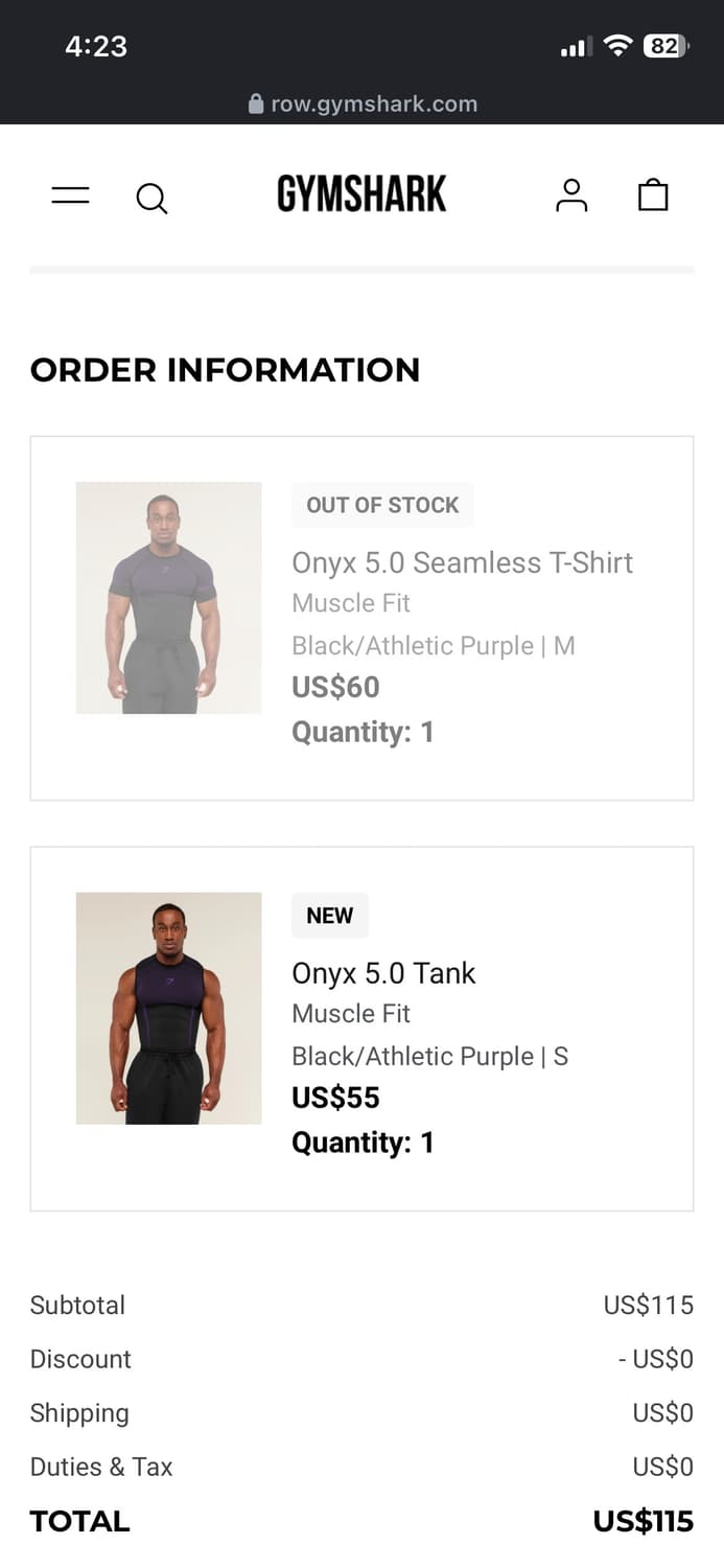 짐샤크 오닉스 v5 5.0 탱크탑 나시 모든컬러 상품이미지5