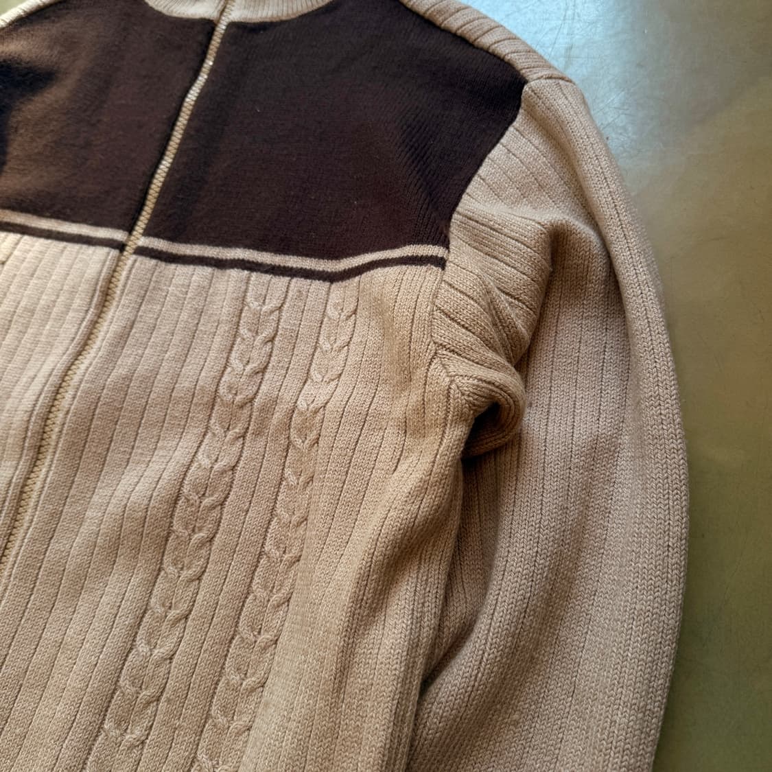 90 ~ 00S 올드 스투시 니트 집업 상품이미지4