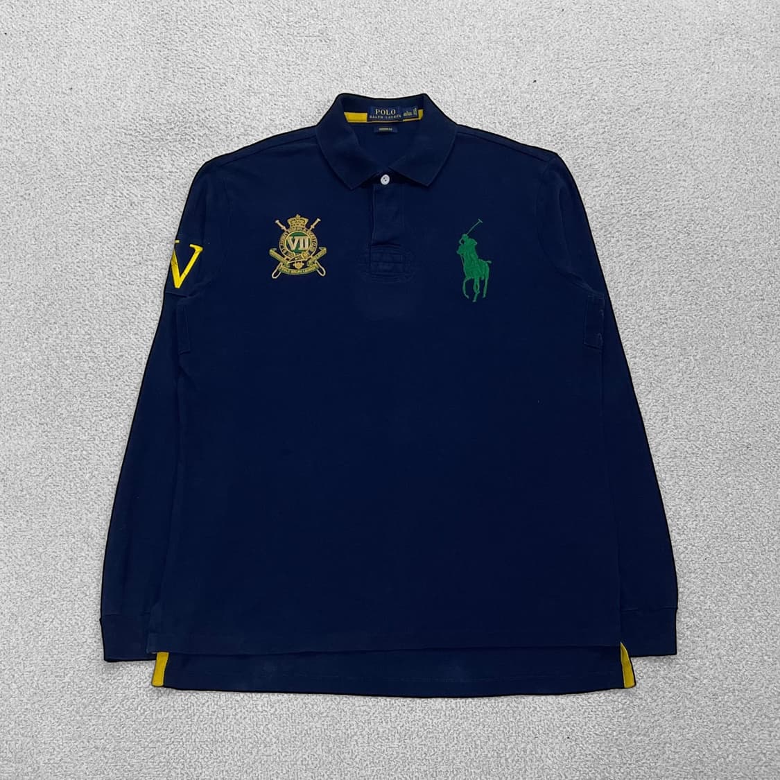 폴로 랄프로렌 빅포니 치프키프 금장 카라 롱슬리브 상품이미지1