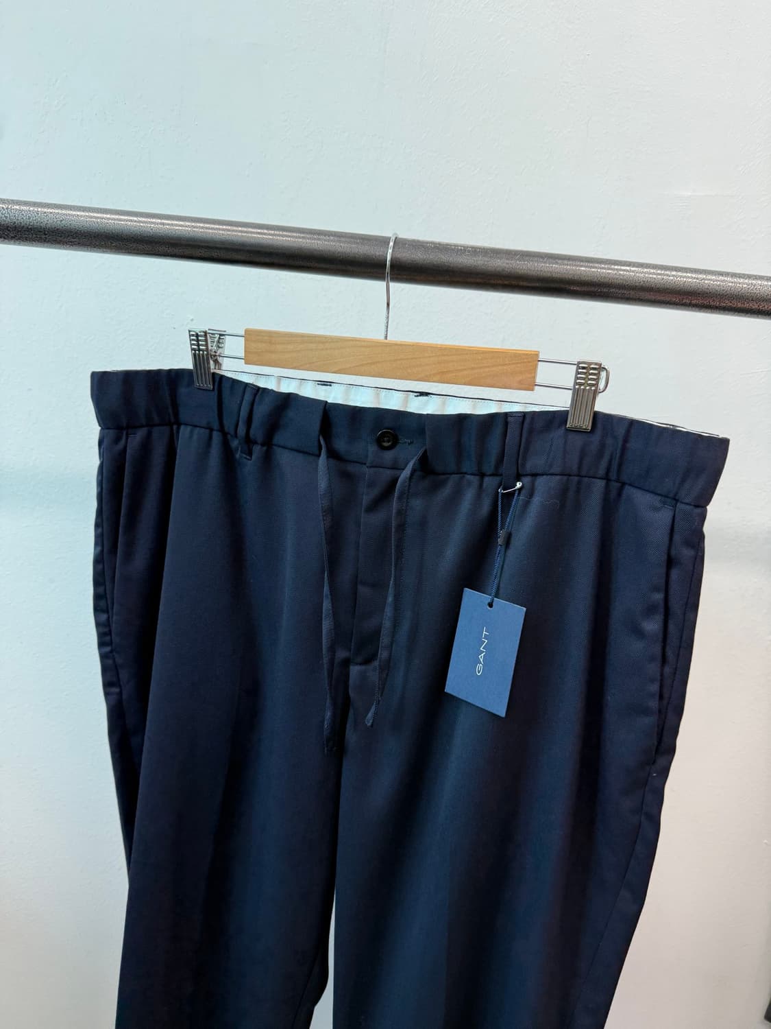 38) 간트 네이비 밴딩 슬랙스  상품이미지3