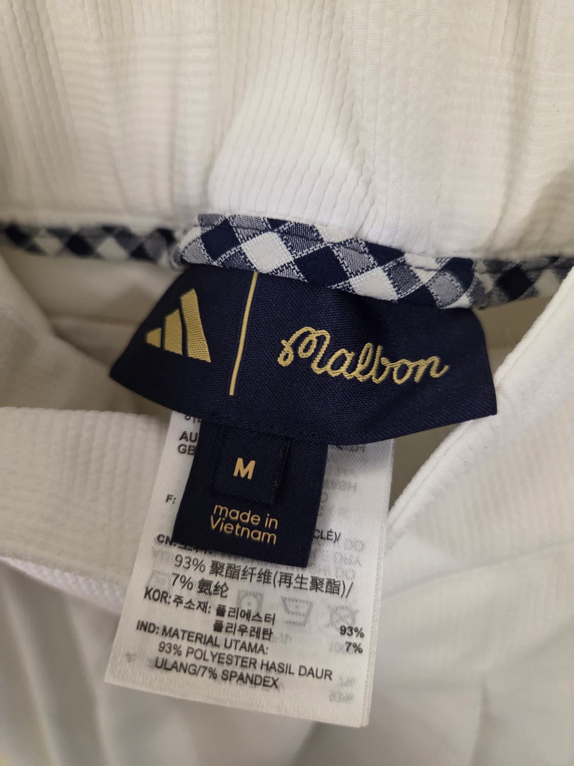 아디다스 말본 골프바지 M 화이트 상품이미지6