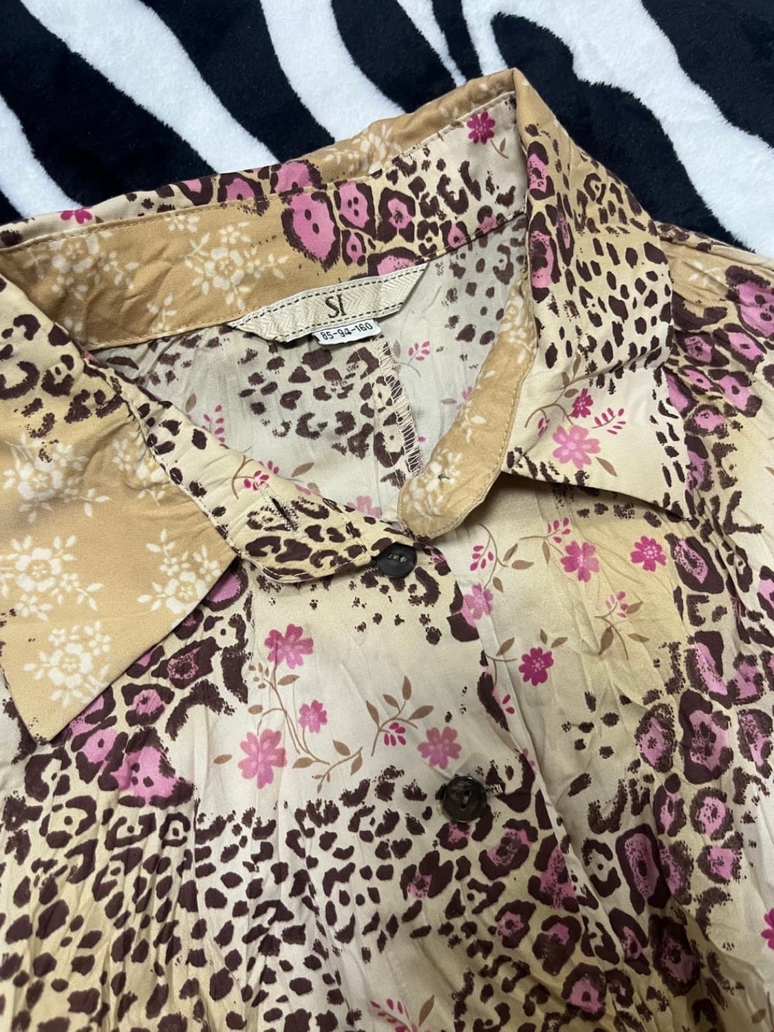 leopard gyaru shirt 상품이미지3
