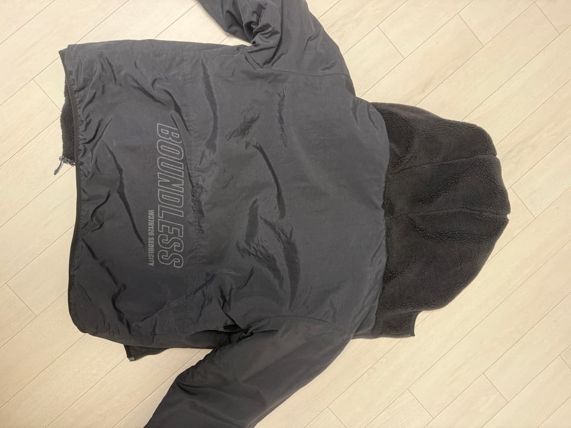 스파오 리버시블 집업 점퍼(m) 상품이미지5