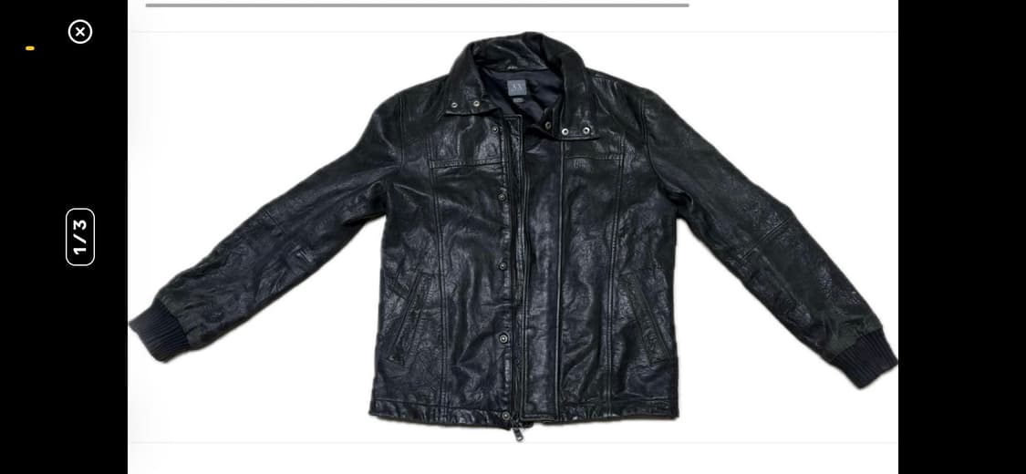 Armani Exchange leather jacket 상품이미지1