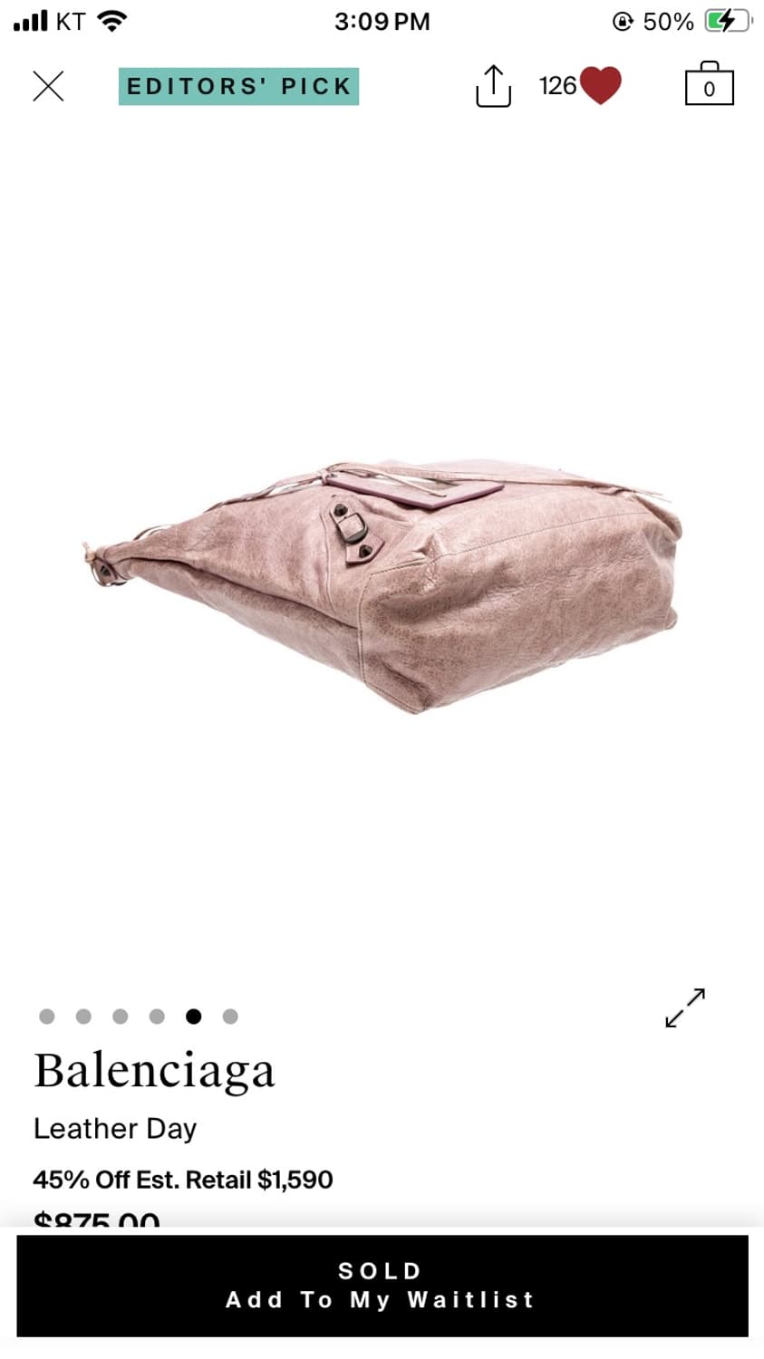 발렌시아가 모터백 데이 호보백 Balenciaga day hobo bag 상품이미지5