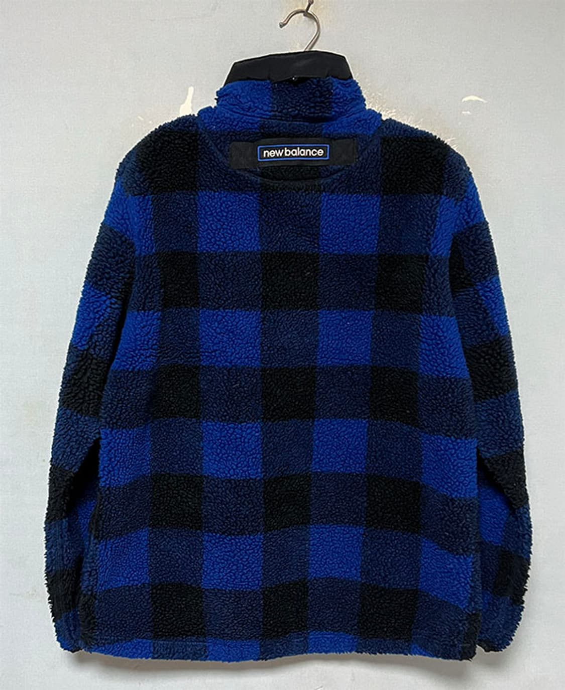 뉴발란스 남자 뽀글이점퍼 양털자켓 체크 캐주얼 XL 105 상품이미지2