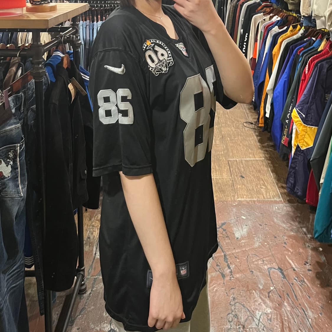 [HI] 나이키 NFL  레이더스 저지 블랙 상품이미지3