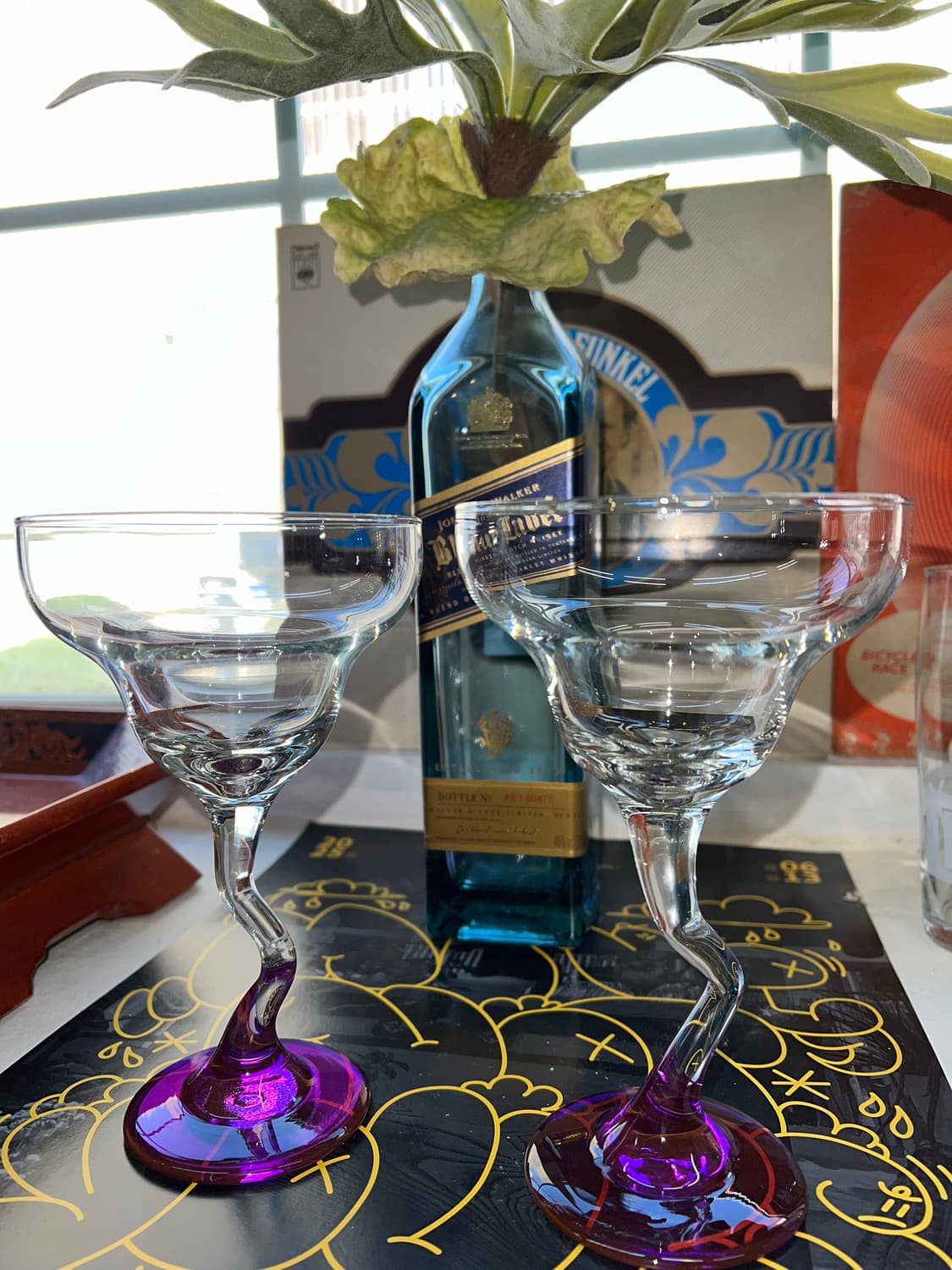 90s Libbey Z twist Stem Margarita Glass 상품이미지5