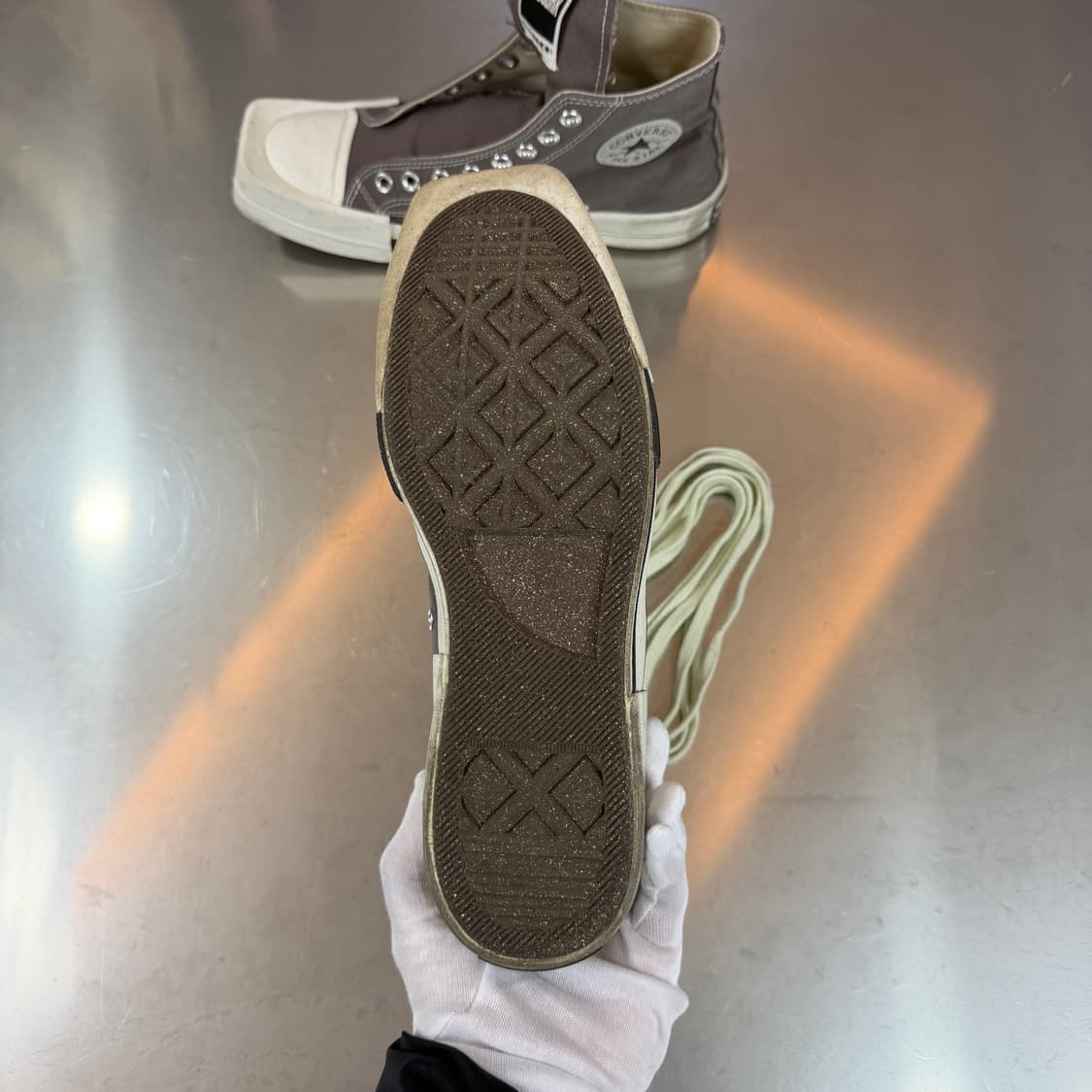 [리오브전포점] 컨버스 x 다크쉐도우 터보다크 척 70 하이 그레이 상품이미지4