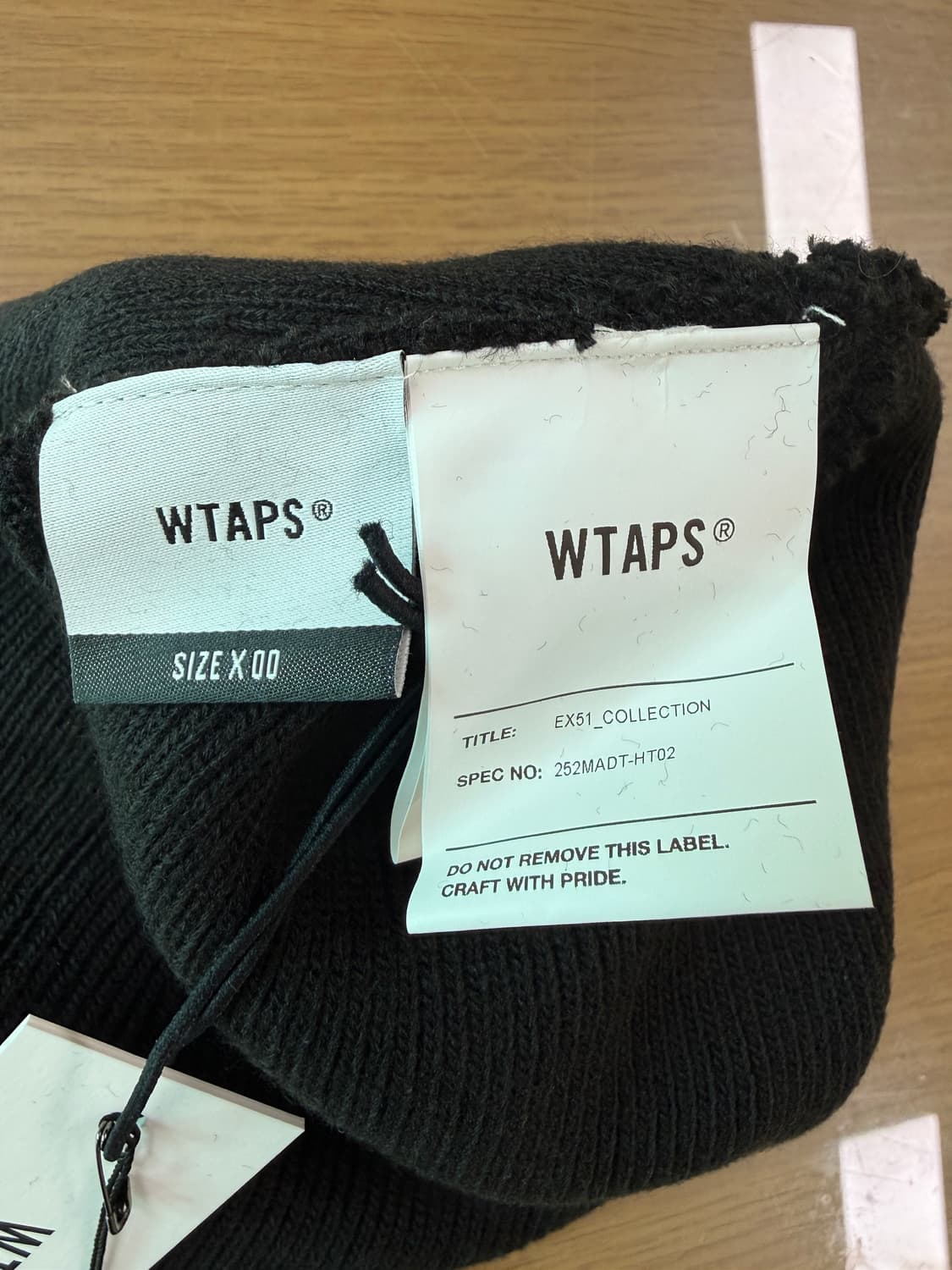 더블탭스 25aw 비니 FGZ / BEANIE / ALNY, BLACK 상품이미지5