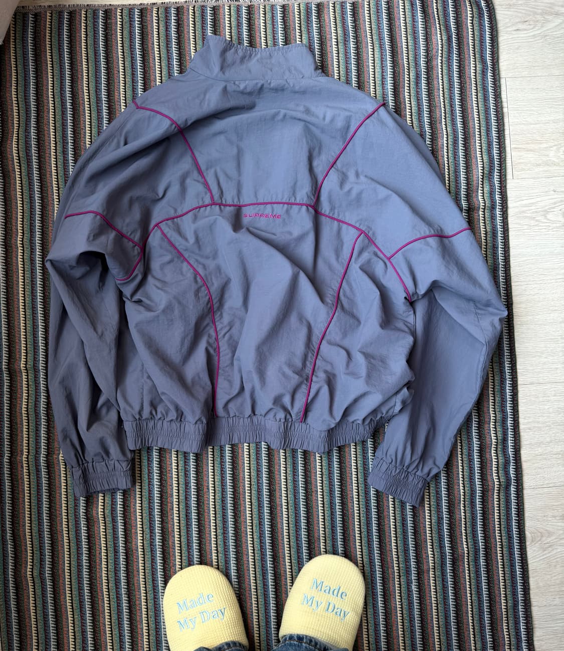슈프림 파이핑 트랙 자켓 상품이미지4