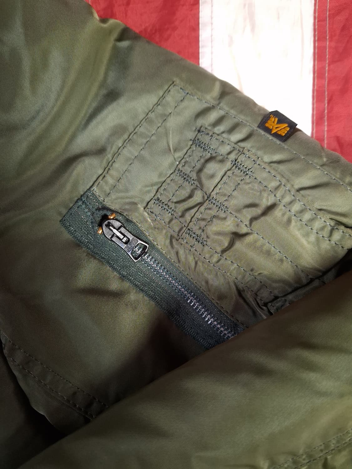 오리지날 미국제조 알파사 미공군 민수용 MA-1 항공점퍼 상품이미지7