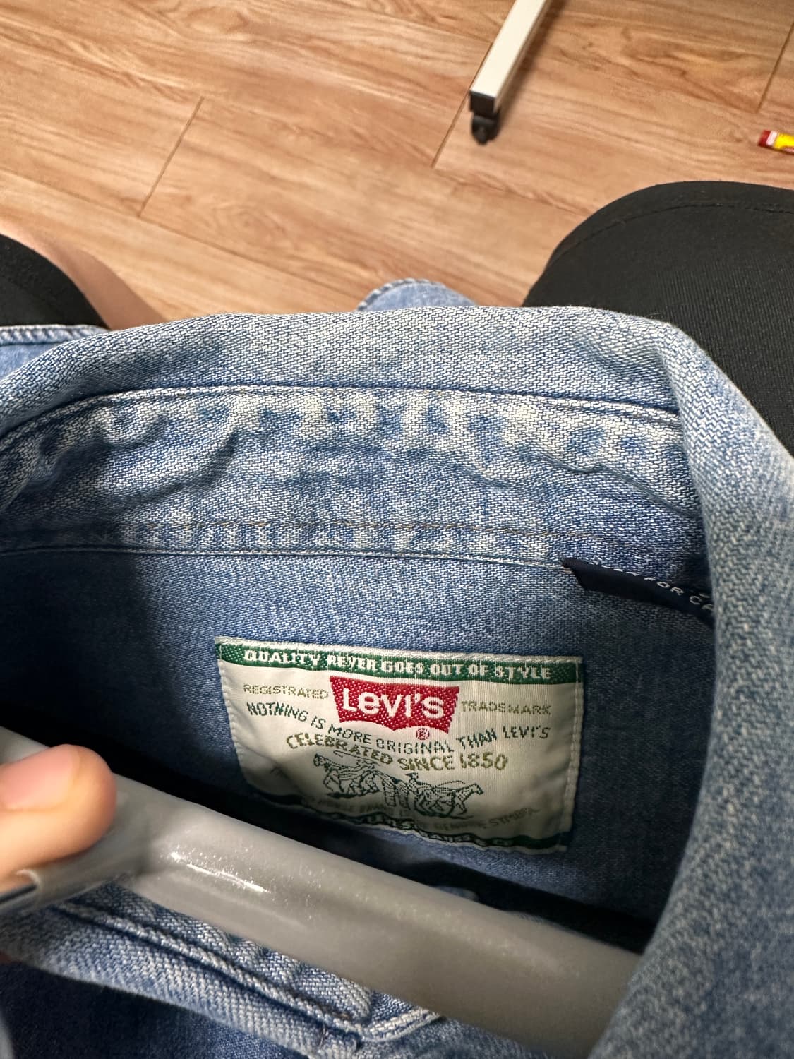 90s korea 리바이스 데님셔츠 상품이미지6