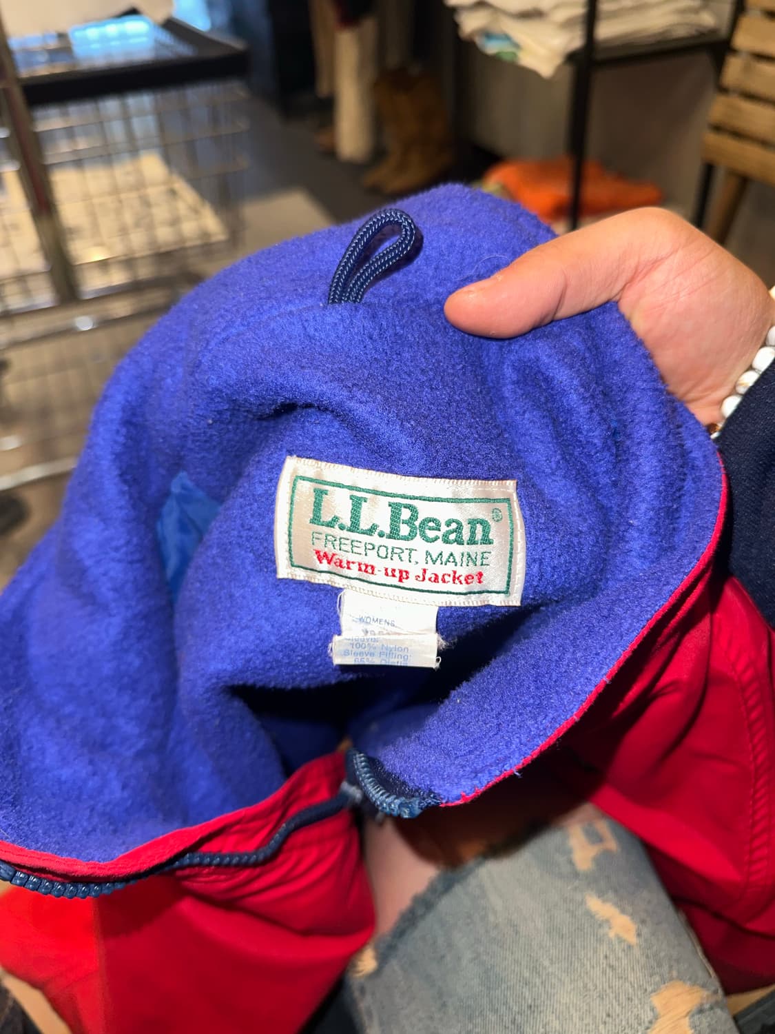 90’s LL Bean USA lining  warm up jacket  상품이미지9