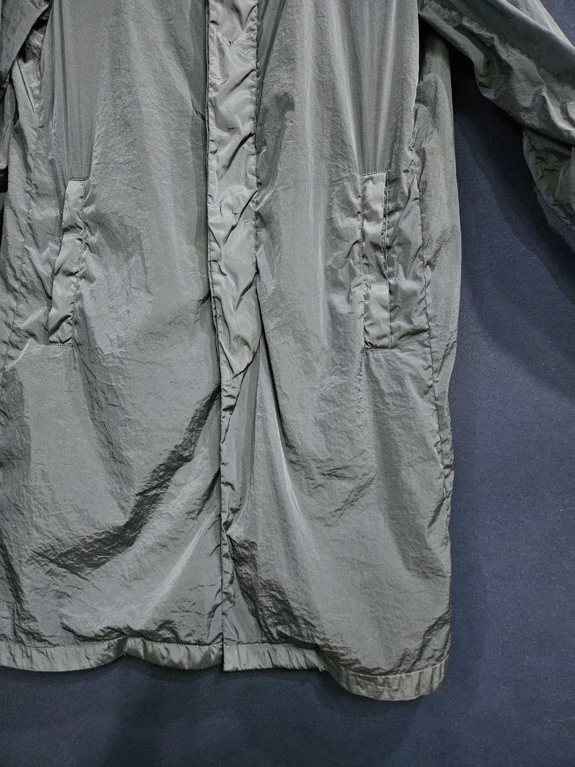 프라다 다크그레이톤 남성 50 하프 홑겹 바람막이 자켓 상품이미지6