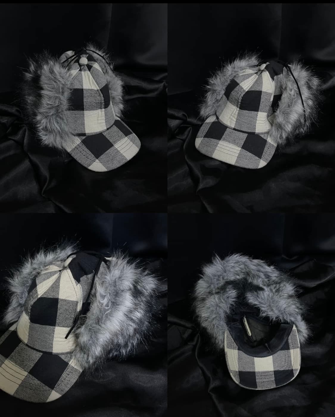 vintage Fur Trooper Hat cap 상품이미지1