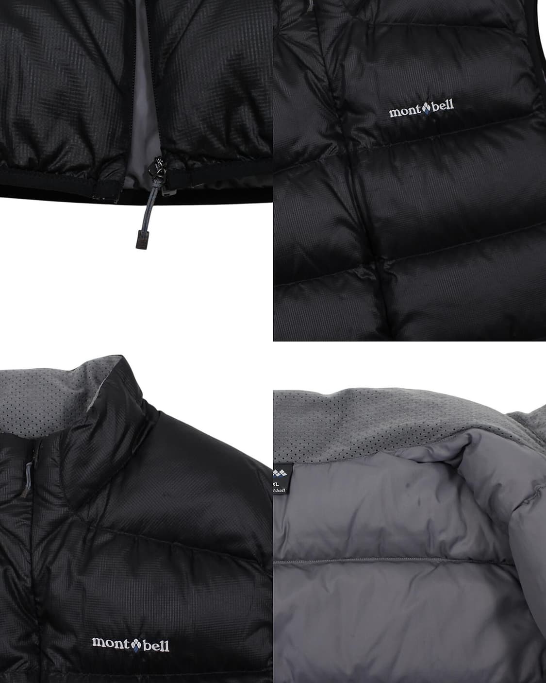 몽벨 구스다운 베스트 블랙 상품이미지7