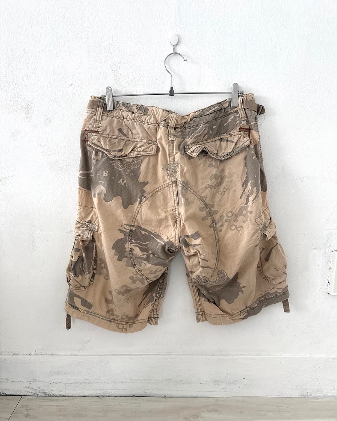 BACK NUMBER Camel Camo Bermuda Pants 상품이미지10