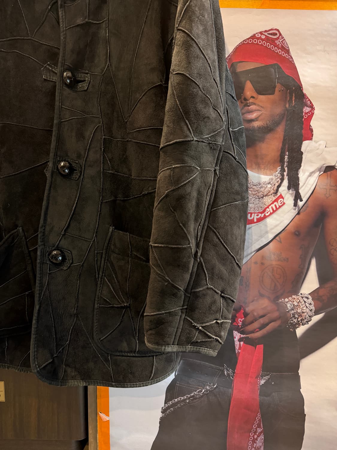 80s 이세이미야케 하이 스포팅기어 시어링 자켓 M(XL) 상품이미지4